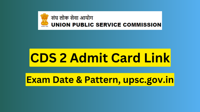 CDS 2 Admit Card 2023