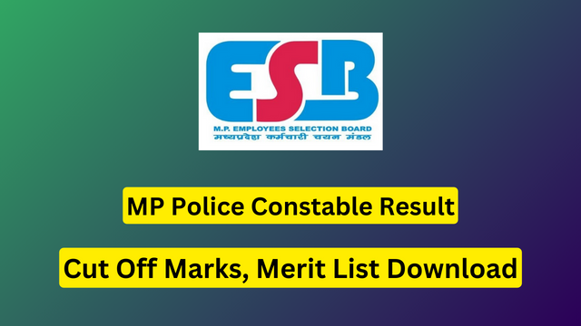 MP Police Constable Result