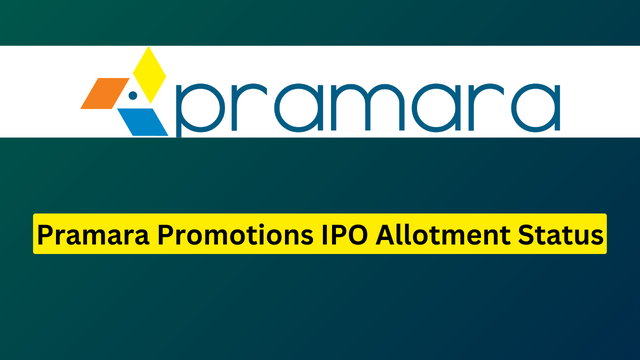 Pramara Promotions IPO Allotment Status