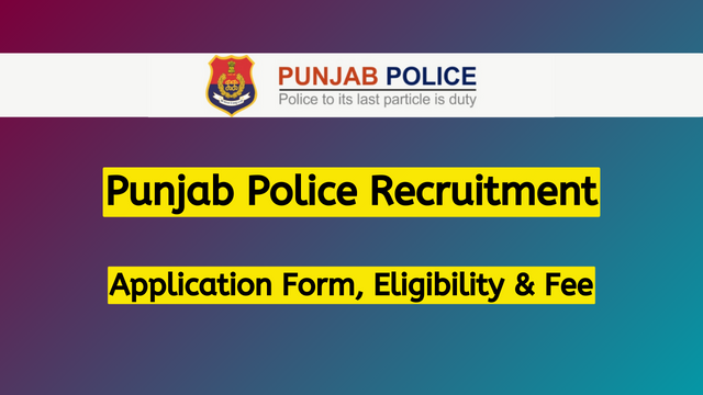 punjab police recruitment 2024